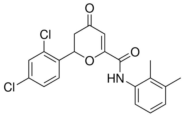 2-(2,4-DI-CL-PH)-N-(2,3-DIMETHYLPHENYL)-4-OXO-3,4-DIHYDRO-2H-PYRAN-6-CARBOXAMIDE