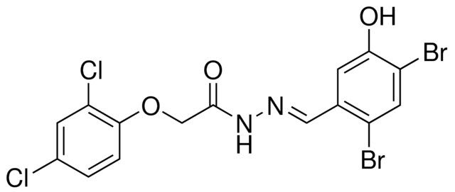 2-(2,4-DICHLORO-PHENOXY)-ACETIC ACID (2,4-DIBROMO-5-HO-BENZYLIDENE)-HYDRAZIDE