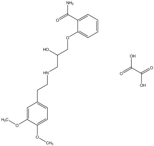 2-(3-{[2-(3,4-dimethoxyphenyl)ethyl]amino}-2-hydroxypropoxy)benzamide oxalate