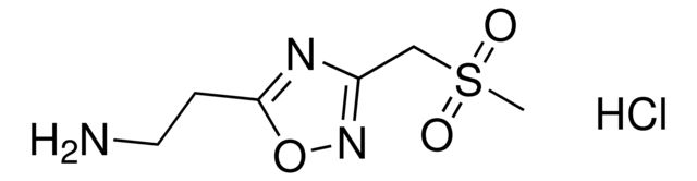 2-(3-((Methylsulfonyl)methyl)-1,2,4-oxadiazol-5-yl)ethan-1-amine hydrochloride