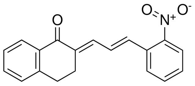 2-(3-(2-NITROPHENYL)-2-PROPENYLIDENE)-3,4-DIHYDRO-1(2H)-NAPHTHALENONE