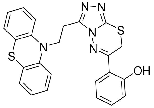 2-(3-[2-(10H-PHENOTHIAZIN-10-YL)ETHYL]-7H-[1,2,4]TRIAZOLO[3,4-B][1,3,4]THIADIAZIN-6-YL)PHENOL