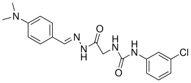 2-(3-(3-CHLOROPHENYL)UREIDO)ACETIC (4-(DIMETHYLAMINO)BENZYLIDENE)HYDRAZIDE