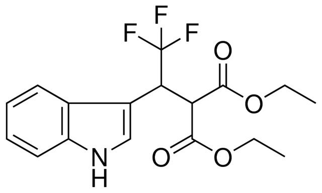 2-(2,2,2-TRIFLUORO-1-(1H-INDOL-3-YL)-ETHYL)-MALONIC ACID DIETHYL ESTER