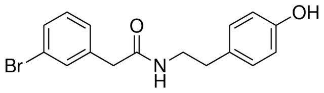 2-(3-BROMO-PHENYL)-N-(2-(4-HYDROXY-PHENYL)-ETHYL)-ACETAMIDE