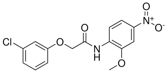 2-(3-CHLORO-PHENOXY)-N-(2-METHOXY-4-NITRO-PHENYL)-ACETAMIDE