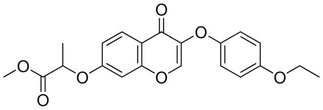 2-(3-(4-ETHOXY-PHENOXY)-4-OXO-4H-CHROMEN-7-YLOXY)-PROPIONIC ACID METHYL ESTER