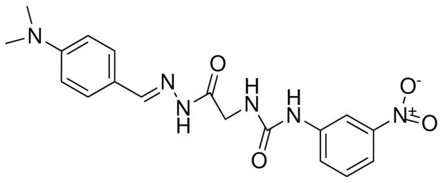 2-(3-(3-NITROPHENYL)UREIDO)ACETIC (4-(DIMETHYLAMINO)BENZYLIDENE)HYDRAZIDE