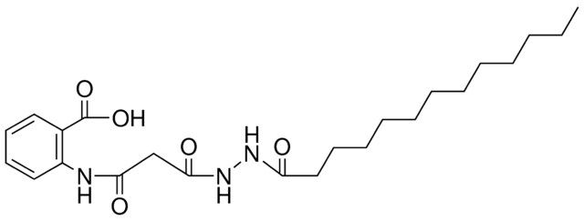 2-(3-OXO-3-(N'-TRIDECANOYL-HYDRAZINO)-PROPIONYLAMINO)-BENZOIC ACID