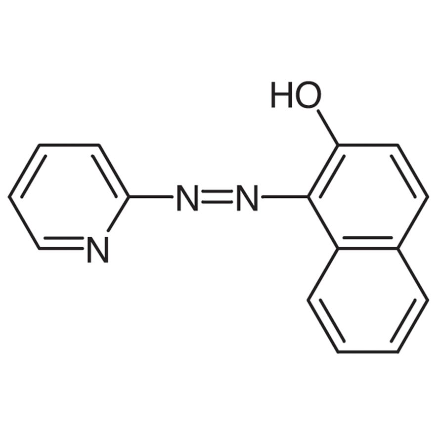 PAN [=1-(2-Pyridylazo)-2-naphthol] [Metal indicator and spectrophotometric reagent for transition metals]