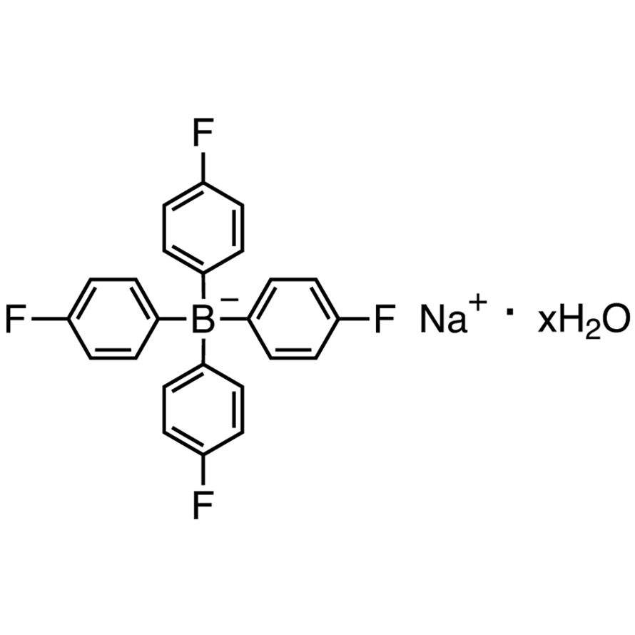 Sodium Tetrakis(4-fluorophenyl)borate Hydrate [Precipitation reagent for Cs and titrimetric reagent for nonionic surfactants]