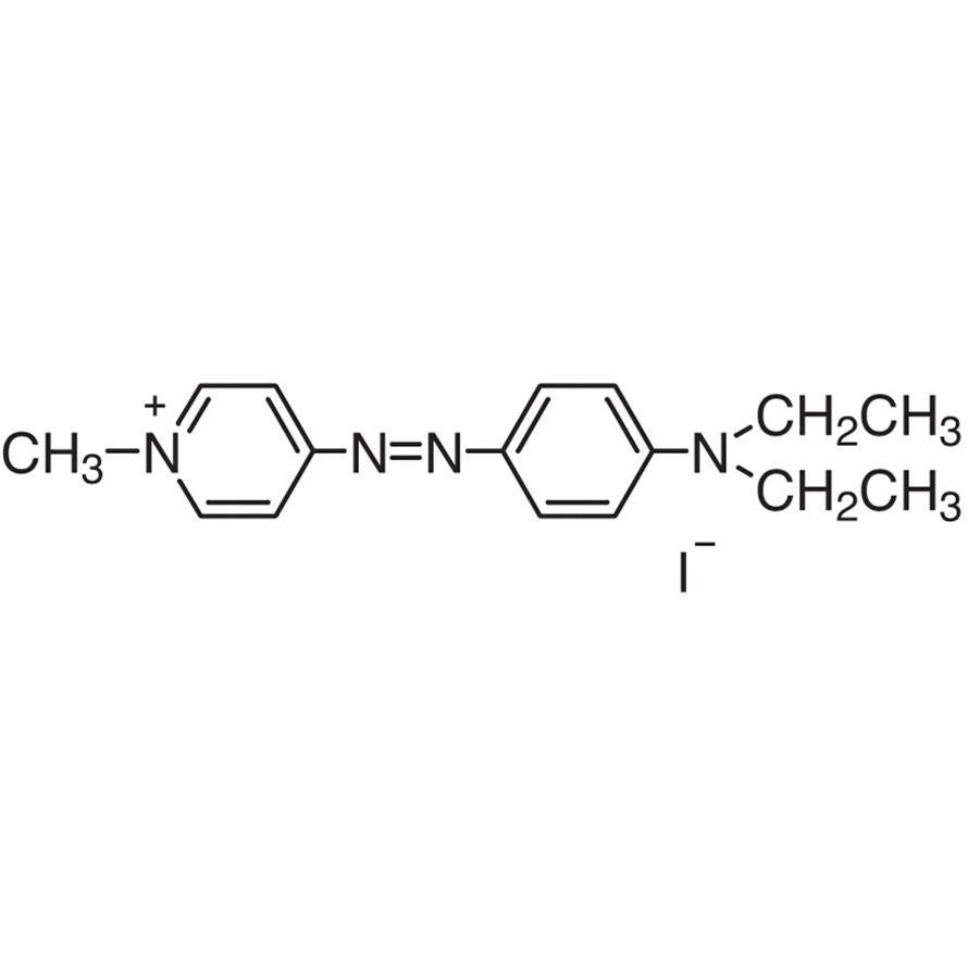 MDEPAP [=1-Methyl-4-(4-diethylaminophenylazo)pyridinium Iodide] [Extraction-spectrophotometric reagent for anionic surfactants]