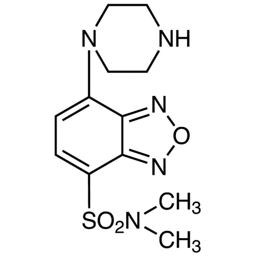 DBD-PZ [=4-(N,N-Dimethylaminosulfonyl)-7-piperazino-2,1,3-benzoxadiazole] [for HPLC Labeling]