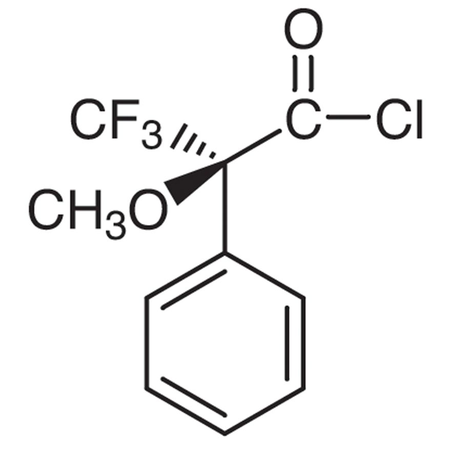 (S)-(+)-α-Methoxy-α-(trifluoromethyl)phenylacetyl Chloride [for Determination of the optical purity of Alcohols and Amines]