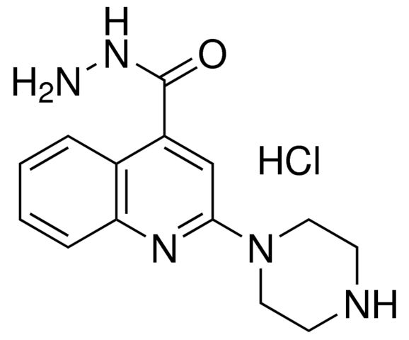 2-(1-PIPERAZINYL)-4-QUINOLINECARBOHYDRAZIDE HYDROCHLORIDE