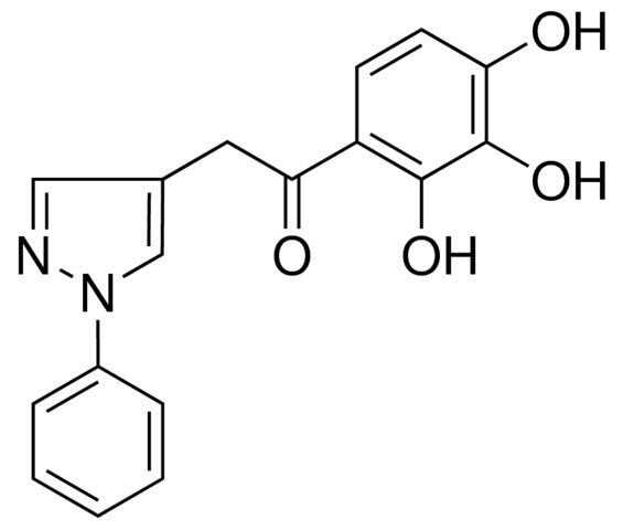 2-(1-PHENYL-1H-PYRAZOL-4-YL)-1-(2,3,4-TRIHYDROXYPHENYL)ETHANONE