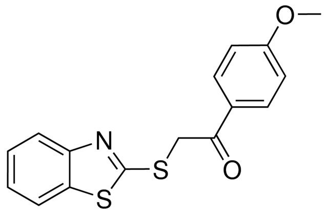 2-(1,3-BENZOTHIAZOL-2-YLTHIO)-1-(4-METHOXYPHENYL)ETHANONE