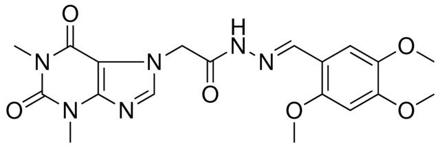 2-(1,3-DIMETHYL-2,6-DIOXO-1,2,3,6-TETRAHYDRO-7H-PURIN-7-YL)-N'-[(E)-(2,4,5-TRIMETHOXYPHENYL)METHYLIDENE]ACETOHYDRAZIDE