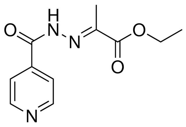 2-((PYRIDINE-4-CARBONYL)-HYDRAZONO)-PROPIONIC ACID ETHYL ESTER