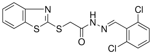 2-(1,3-BENZOTHIAZOL-2-YLSULFANYL)-N'-(2,6-DICHLOROBENZYLIDENE)ACETOHYDRAZIDE