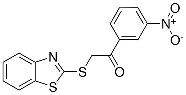 2-(1,3-BENZOTHIAZOL-2-YLTHIO)-1-(3-NITROPHENYL)ETHANONE