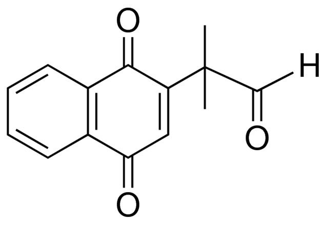 2-(1,4-DIOXO-1,4-DIHYDRO-NAPHTHALEN-2-YL)-2-METHYL-PROPIONALDEHYDE