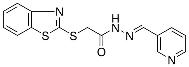 2-(1,3-BENZOTHIAZOL-2-YLSULFANYL)-N'-(3-PYRIDINYLMETHYLENE)ACETOHYDRAZIDE