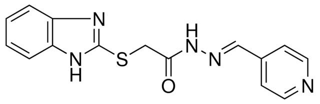 2-(1H-BENZOIMIDAZOL-2-YLSULFANYL)-ACETIC ACID PYRIDIN-4-YLMETHYLENE-HYDRAZIDE