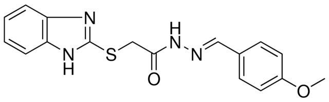 2-(1H-BENZOIMIDAZOL-2-YLSULFANYL)-ACETIC ACID (4-METHOXY-BENZYLIDENE)-HYDRAZIDE