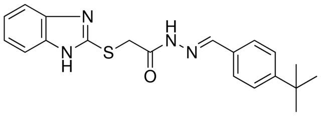 2-(1H-BENZOIMIDAZOL-2-YLSULFANYL)ACETIC ACID (4-TERT-BUTYL-BENZYLIDENE)HYDRAZIDE