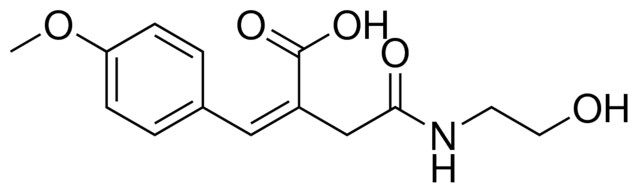 2-(2-((2-HYDROXYETHYL)AMINO)-2-OXOETHYL)-3-(4-METHOXYPHENYL)ACRYLIC ACID