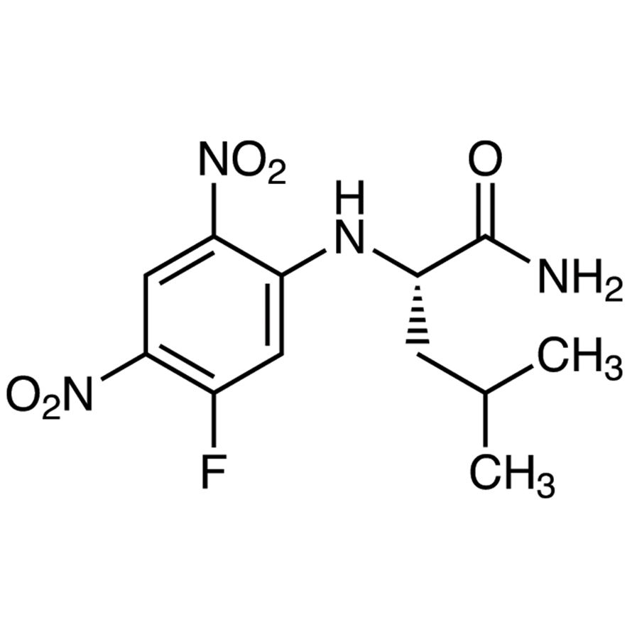 N<sup>α</sup>-(5-Fluoro-2,4-dinitrophenyl)-L-leucinamide [HPLC Labeling Reagent for e.e. Determination]