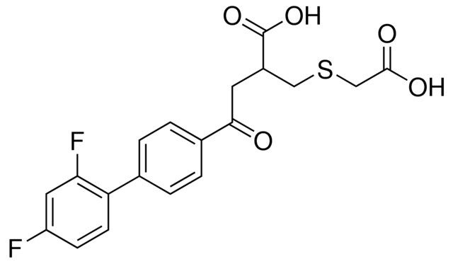 2-[[(CARBOXYMETHYL)SULFANYL]METHYL]-4-(2',4'-DIFLUORO[1,1'-BIPHENYL]-4-YL)-4-OXOBUTANOIC ACID