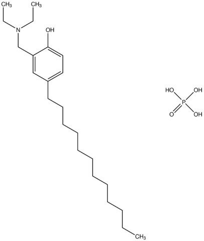 2-[(diethylamino)methyl]-4-dodecylphenol, phosphate salt