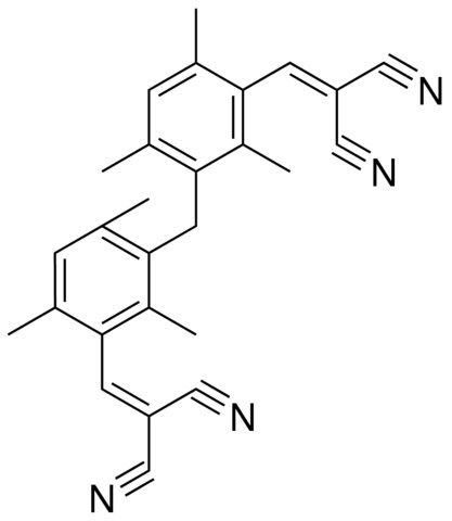 2-{3-[3-(2,2-DICYANOVINYL)-2,4,6-TRIMETHYLBENZYL]-2,4,6-TRIMETHYLBENZYLIDENE}MALONONITRILE