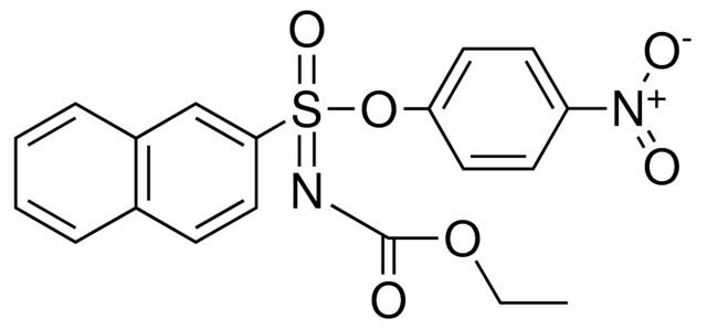 2-[(ETHOXYCARBONYL)(4-NITROPHENOXY)SULFONIMIDOYL]NAPHTHALENE