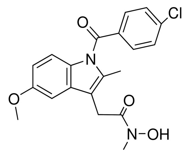 2-[1-(4-Chlorobenzoyl)-5-methoxy-2-methyl-1H-indol-3-yl]-N-hydroxy-N-methylacetamide