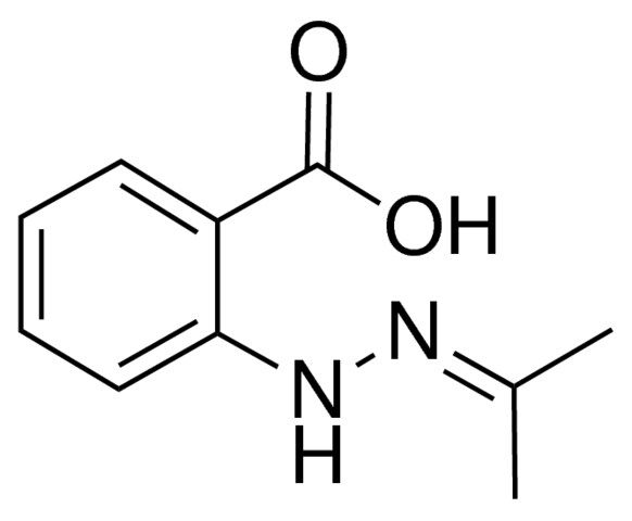 2-[2-(1-methylethylidene)hydrazino]benzoic acid