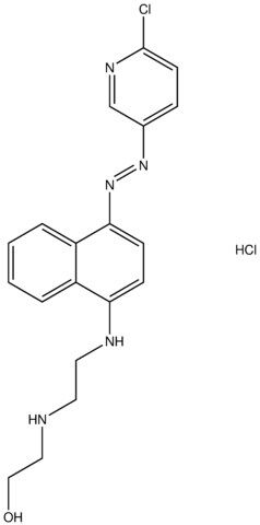 2-{[2-({4-[(E)-(6-chloro-3-pyridinyl)diazenyl]-1-naphthyl}amino)ethyl]amino}ethanol hydrochloride