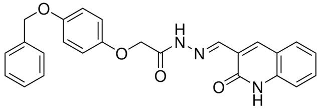 2-[4-(BENZYLOXY)PHENOXY]-N'-[(E)-(2-OXO-1,2-DIHYDRO-3-QUINOLINYL)METHYLIDENE]ACETOHYDRAZIDE