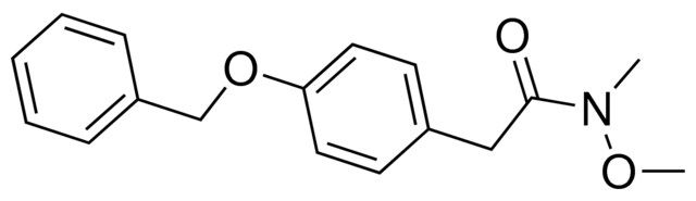 2-[4-(BENZYLOXY)PHENYL]-N-METHOXY-N-METHYLACETAMIDE