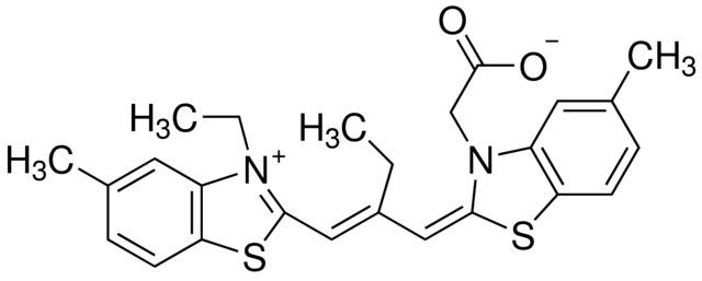 2-[2-[3-(CARBOXYMETHYL)-5-METHYL-2(3H)-BENZOTHIAZOLYLIDENEMETHYL]-1-BUTENYL]-3-ETHYL-5-METHYLBENZOTHIAZOLIUM HYDROXIDE INNER SALT