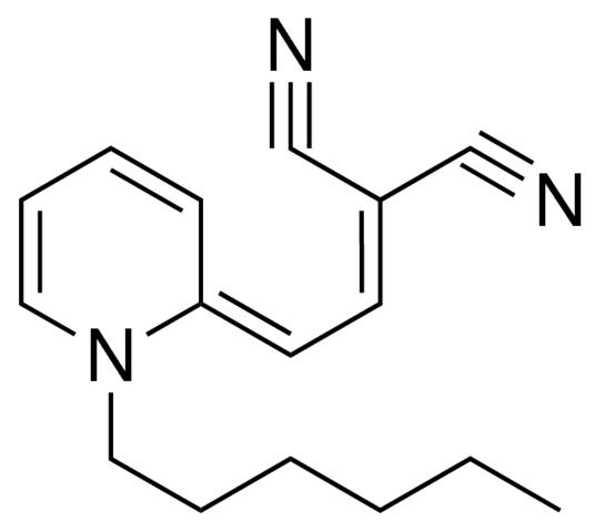 2-[2-(1-HEXYL-1H-PYRIDIN-2-YLIDENE)-ETHYLIDENE]-MALONONITRILE