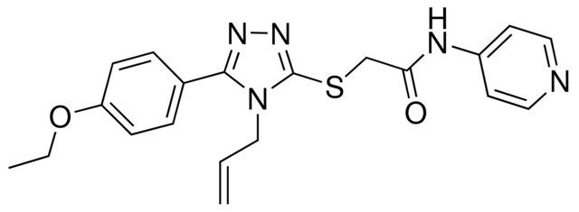 2-{[4-ALLYL-5-(4-ETHOXYPHENYL)-4H-1,2,4-TRIAZOL-3-YL]SULFANYL}-N-(4-PYRIDINYL)ACETAMIDE