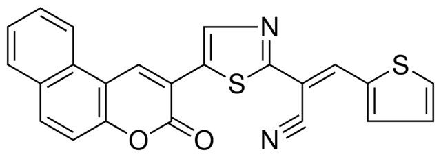 2-[5-(3-OXO-3H-BENZO[F]CHROMEN-2-YL)-THIAZOL-2-YL]-3-THIOPHEN-2-YL-ACRYLONITRILE