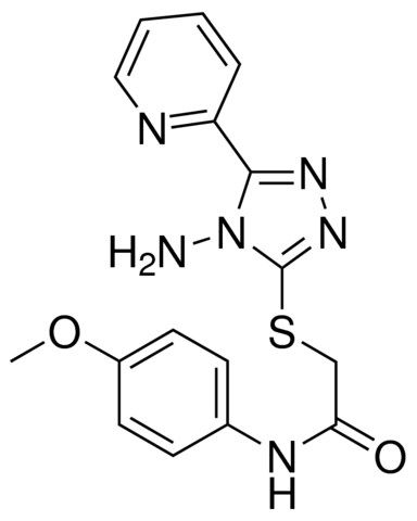 2-{[4-AMINO-5-(2-PYRIDINYL)-4H-1,2,4-TRIAZOL-3-YL]SULFANYL}-N-(4-METHOXYPHENYL)ACETAMIDE