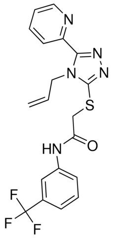 2-{[4-ALLYL-5-(2-PYRIDINYL)-4H-1,2,4-TRIAZOL-3-YL]SULFANYL}-N-[3-(TRIFLUOROMETHYL)PHENYL]ACETAMIDE