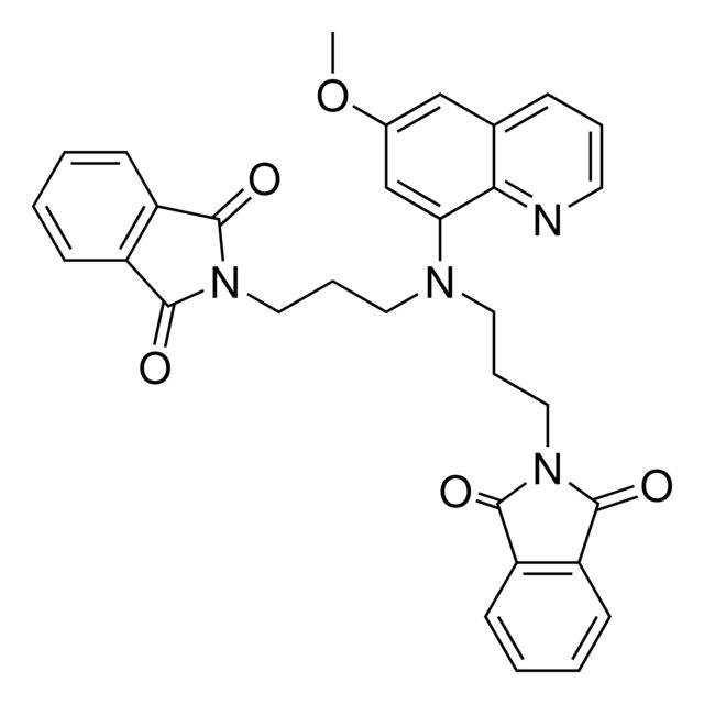 2-{3-[[3-(1,3-Dioxo-1,3-dihydro-2H-isoindol-2-yl)propyl](6-methoxy-8-quinolinyl)amino]propyl}-1H-isoindole-1,3(2H)-dione