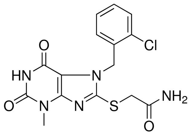 2-{[7-(2-CHLOROBENZYL)-3-METHYL-2,6-DIOXO-2,3,6,7-TETRAHYDRO-1H-PURIN-8-YL]SULFANYL}ACETAMIDE