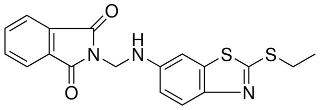 2-((2-ETHYLSULFANYL-BENZOTHIAZOL-6-YLAMINO)-METHYL)-ISOINDOLE-1,3-DIONE